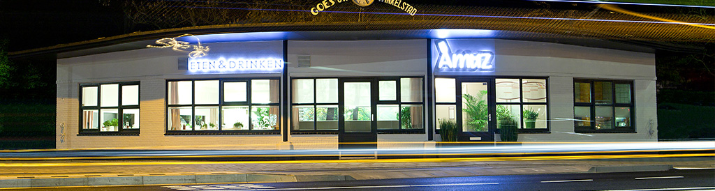 Voormalig AMUZ busstation aan de Westsingel in Goes